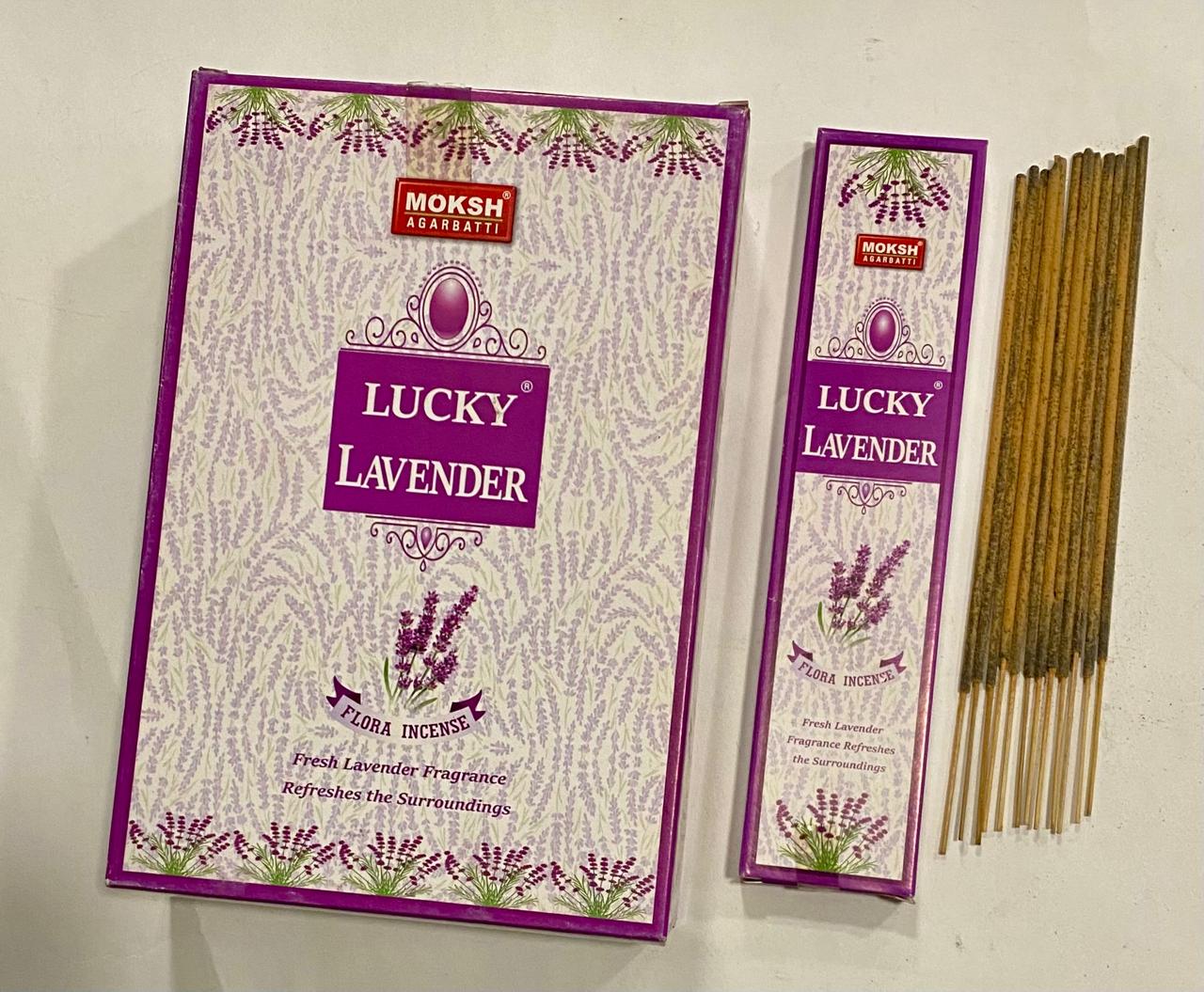 INCIENSO LAVANDA - LUCKY LAVENDER- --CAJA de 12CAJITAS-- / OFERTA $6.900