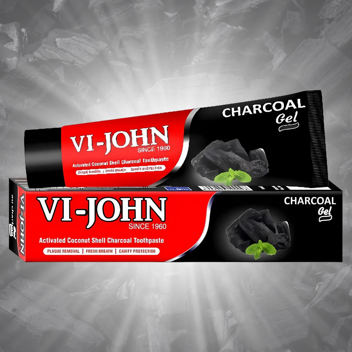 PASTA DENTAL VI JOHN CHARCOAL GEL / M$4.900 - D:$6.900