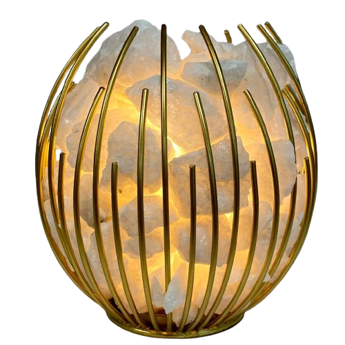 LÁMPARA DE SAL CANASTO - 12cm -  / OFERTA  $9.900
