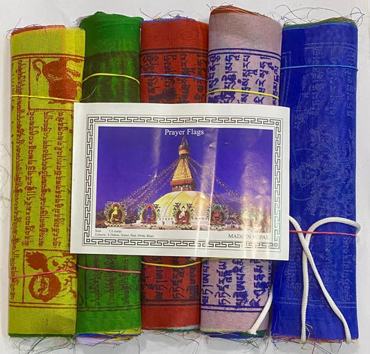 SET BANDERIN TIBETANO (5 TIRAS) - 165 CMS / M: $12.900 - D:14.900