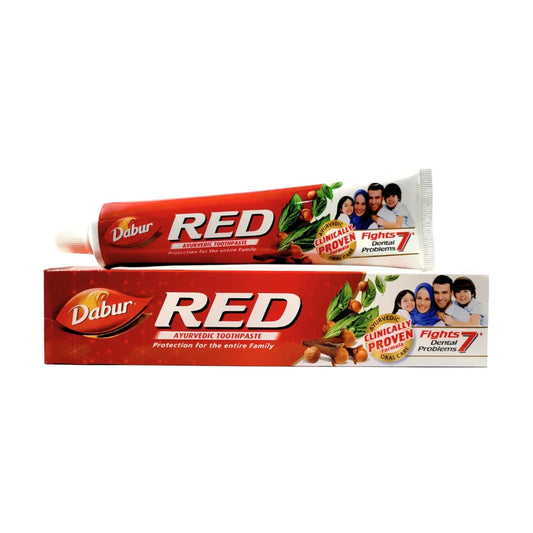 PASTA DENTAL DABUR  ROJO 100 GRAMOS --M:$2.900 --D:$3.900