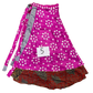 FALDA ENVOLVENTE Y REVERSIBLE LARGA - HECHA EN INDIA / M:$3.900 - D:$4.900