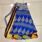 FALDA ENVOLVENTE Y REVERSIBLE LARGA  - HECHO EN INDIA / M:$4.900 - D:$6.900