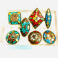 ANILLOS HINDÚES DE METAL CON NÁCAR / M: $3.000 - D: $3.900