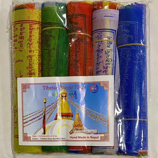 SET BANDERIN TIBETANO (5 TIRAS) - 175cm / M: $7.900 - D: $8.900