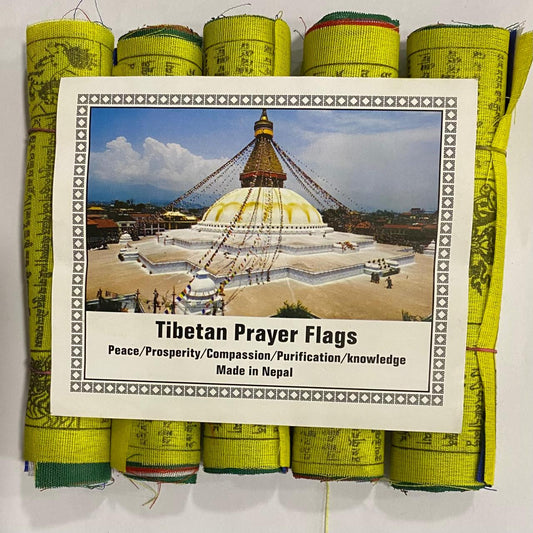 SET BANDERIN TIBETANO (5 TIRAS) - 135 cm  / M: $12.900 - D: $14.900