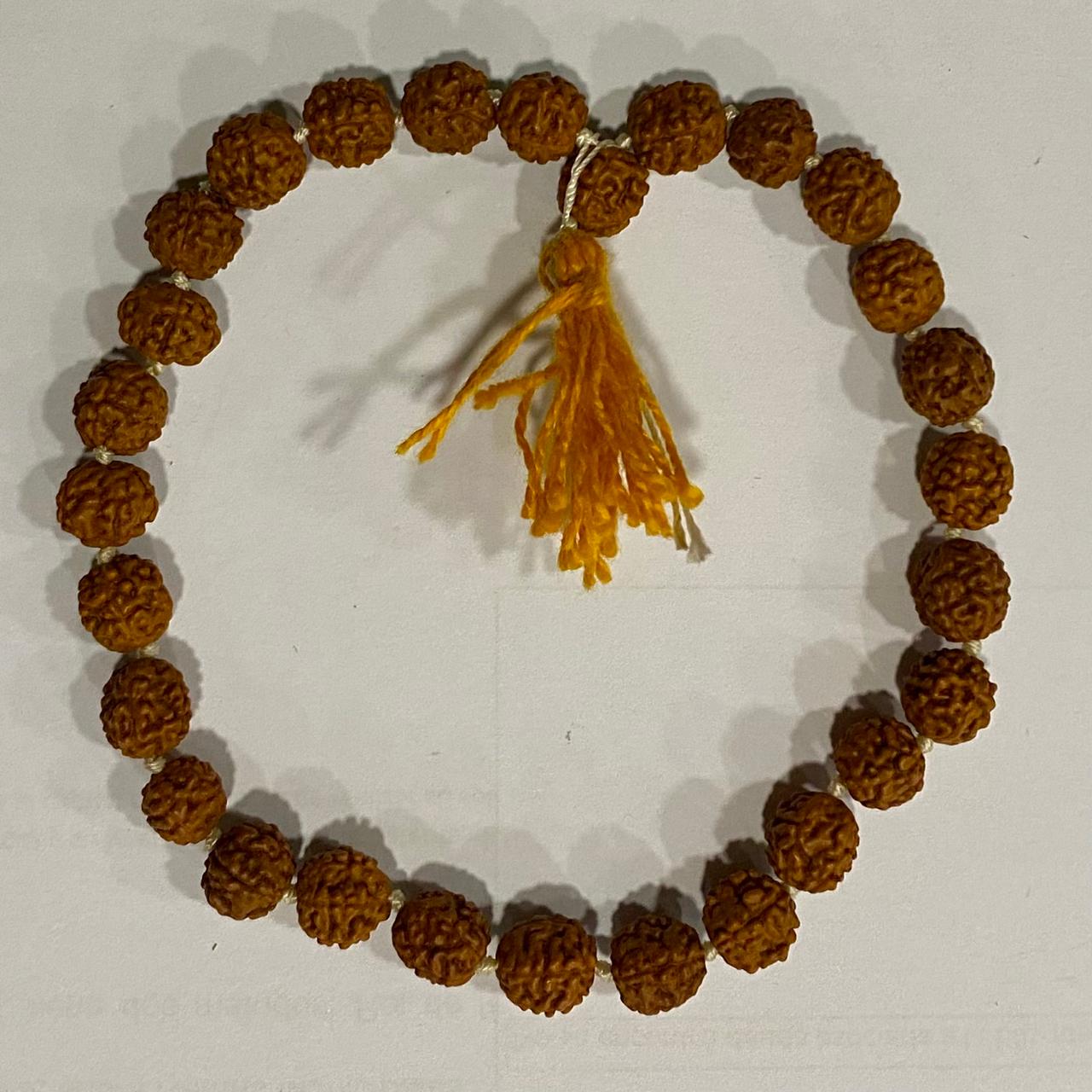 JAPA MALA RUDRAKSHA / DENARIO --//--M:$4.900--D:$5.900