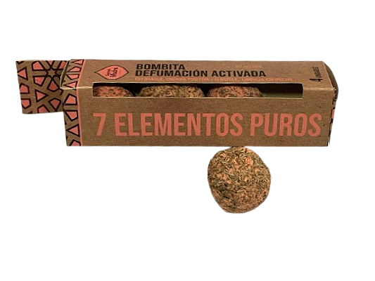 SAHUMERIO BOMBITA - 7 ELEMENTOS PUROS / M: $3.900 - D: $4.900