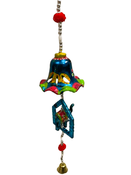 MÓVIL ELEFANTE EN MARCO DE CASA – COLOR, ENCANTO Y PROTECCIÓN - AZUL / M: $2.900 - D: $3.900