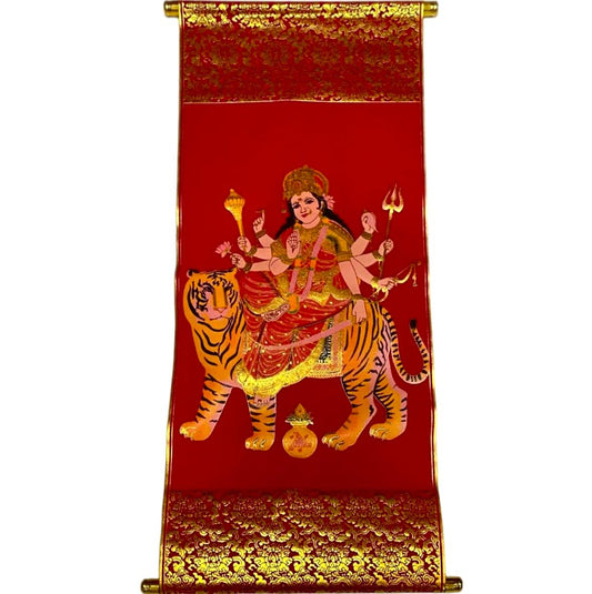 PENDÓN COLGANTE EN GAMUZA DE  DURGA / M:$9.900 - D:$12.900