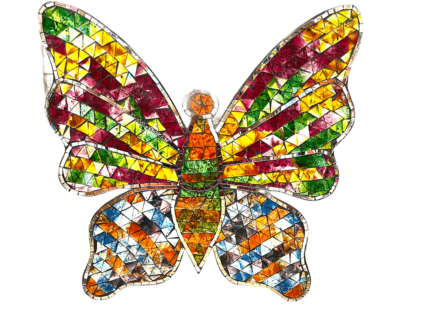 MARIPOSA GRANDE DE MOSAICO 50cm x 50cm / M: $22.900 - D:$24.900