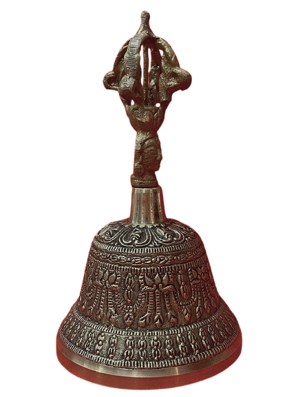 CAMPANA TIBETANA DE BRONCE NEPAL - 15 x 9.5 cm - EQUILIBRIO Y ESPIRITUALIDAD / M: $32.000 - D: $36.000