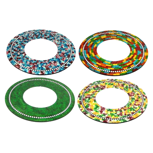 ESPEJO MOSAICO 60CM - ARTE Y ELEGANCIA PARA TU ESPACIO / $30.000 c/u