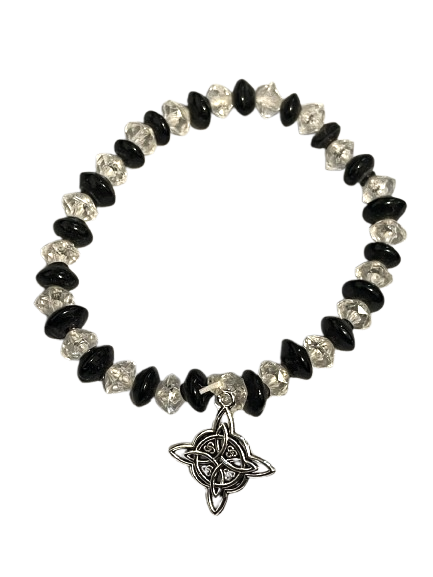 PULSERA YIN YANG CON NUDO DE BRUJA - Mod. 1 / M: $1.500 - D: $1.800