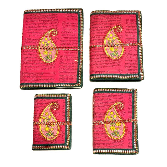 SET 4 LIBRETAS ARTESANALES – DISEÑO BURDEO ÉTNICO / M: $12.000 - D: $15.000
