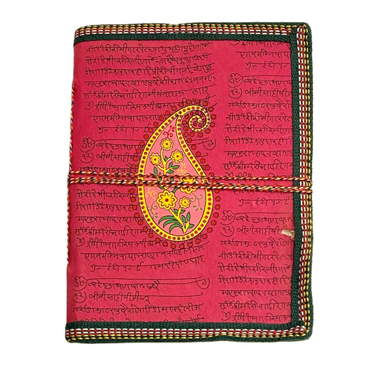 LIBRETA ARTESANAL – DISEÑO BURDEO ÉTNICO - 20 X 15CM / M: $4.900 - D: $5.900