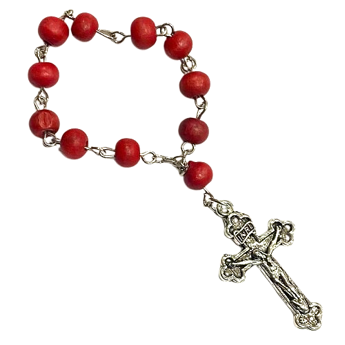 DENARIO ESPIRITUAL : 10 + 1 CUENTAS + CRUZ / M: $1.000 - D: $1.500