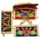 CARTERA BORDADA – ARTE Y SIMBOLISMO HECHO EN INDIA - NEGRO / M: $2.900 - D: $3.900