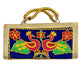 CARTERA BORDADA – ARTE Y SIMBOLISMO HECHO EN INDIA - AZUL / M: $2.900 - D: $3.900