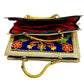 CARTERA BORDADA – ARTE Y SIMBOLISMO HECHO EN INDIA - NEGRO / M: $2.900 - D: $3.900