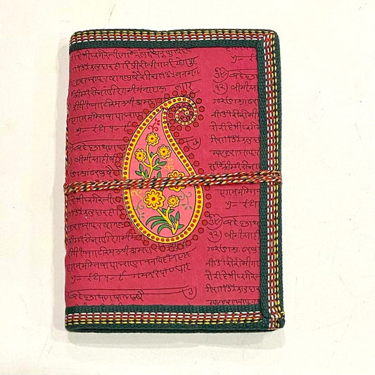 LIBRETA ARTESANAL – DISEÑO BURDEO ÉTNICO - 17 X 12CM / M: $3.900 - D: $4.900