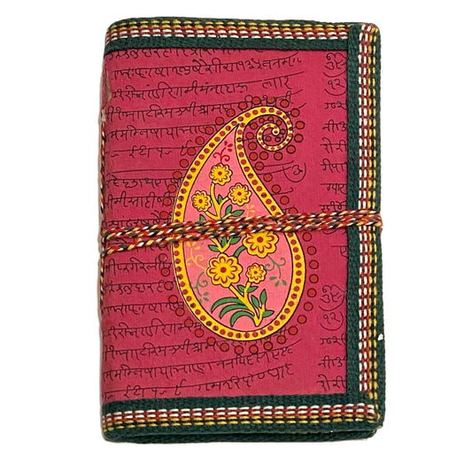 LIBRETA ARTESANAL – DISEÑO BURDEO ÉTNICO - 15 X 10CM / M: $2.900 - D: $3.900