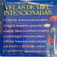 SET DE 7 VELAS DE MIEL INTENCIONADAS / M: $12.900 - D: $14.900