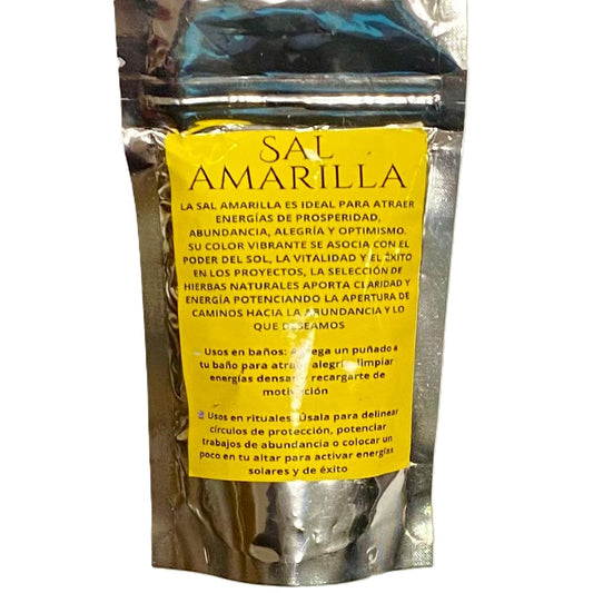 SAL DE BAÑO AMARILLA – ATRAE PROSPERIDAD / M: $2.900 - D: $3.900