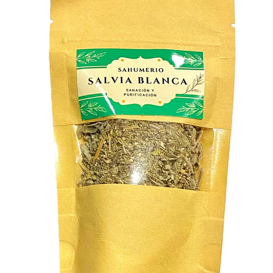🌿 SAHUMERIO DE SALVIA BLANCA - SANACIÓN PROFUNDA Y PURIFICACIÓN ENERGÉTICA – 15g / M: $2.500 - D: $2.900