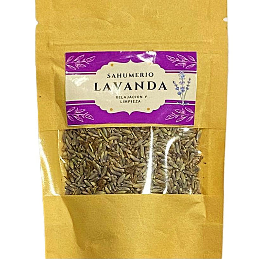 🌿 SAHUMERIO LAVANDA - RELAJACIÓN PROFUNDA Y LIMPIEZA ENERGÉTICA – 15g / M: $2.500 - D: $2.900