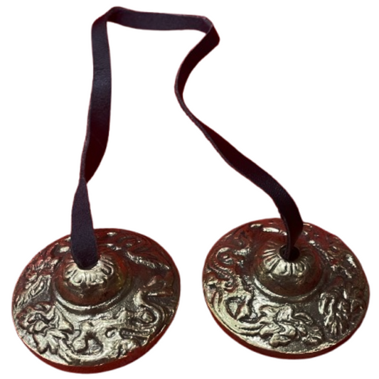 TINGSHA CRÓTALO (CAMPANA DE PLATILLO TIBETANA) DIÁM.: 5.5 CM / M: $12.900 - D: $14.900