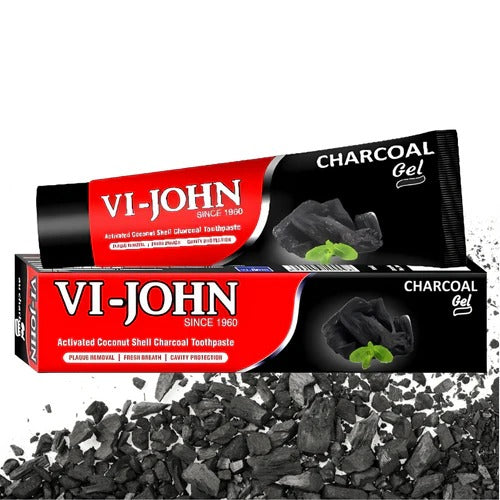 PASTA DENTAL VI JOHN CHARCOAL GEL / M$4.900 - D:$6.900