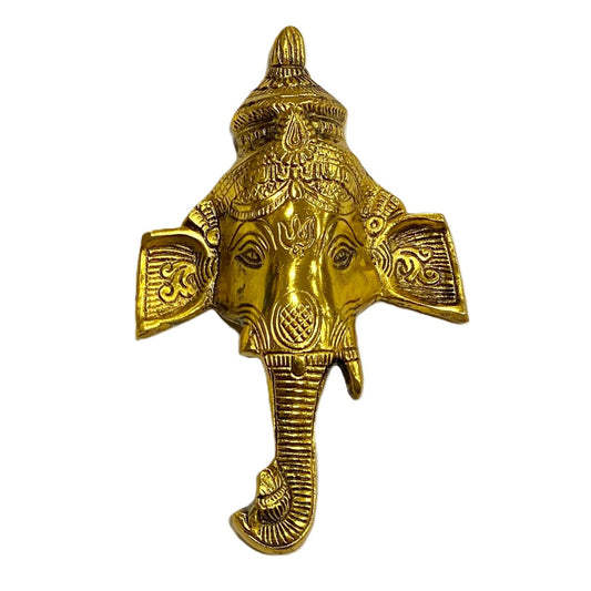 ROSTRO DE GANESH – COLGANTE DECORATIVO EN METAL / M:$6.900 - D:$8.900