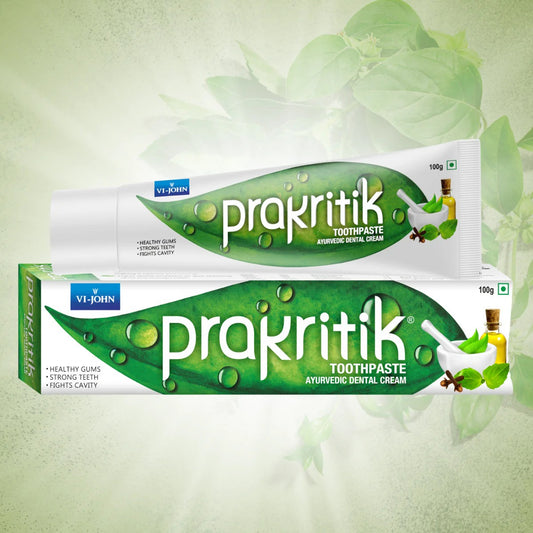 PASTA DENTAL AYURVÉDICA VJ PRAKRITIK / M:$2.900 - D :$3.900