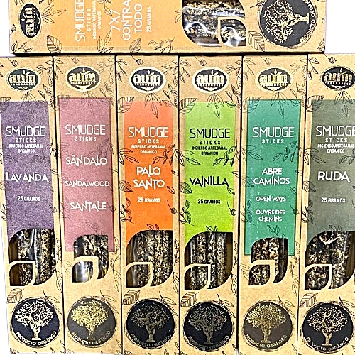 INCIENSO ORGÁNICO «AUM» – CONEXIÓN Y ARMONÍA / M:$2.000 c/ paquete - D:$2.900 c/paquete