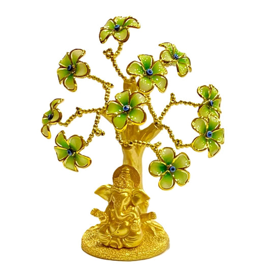 ARBOL DE LA VIDA CON OJO TURCO Y GANESH – AMULETO DECORATIVO EN METAL / M:$14.900 - D:$16.900