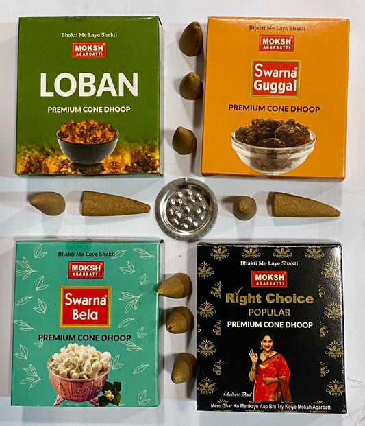 CONOS DE INCIENSO (DHOOP) : OFERTA $6.000 / DOCENA