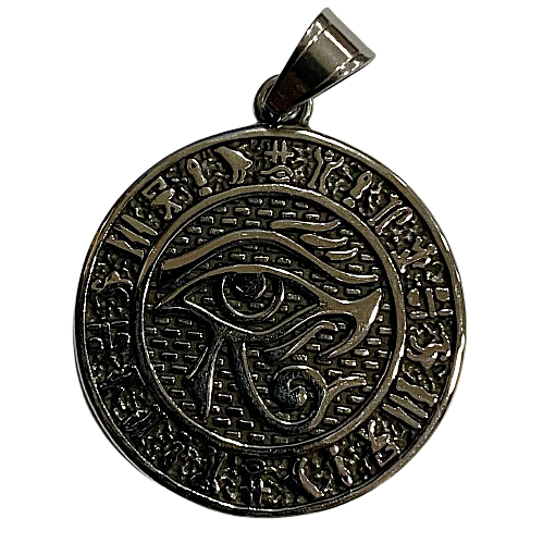 OJO DE HORUS CON SÍMBOLOS RÚNICOS – AMULETO DE PROTECCIÓN Y PODER 🔮✨ / $5.900