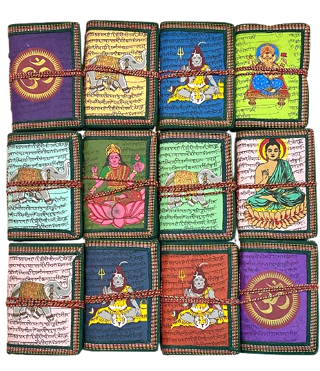 LIBRETA ARTESANAL DISEÑO BURDEO ÉTNICO 12 X 8 CM / M: $1.900 - D: $2.900