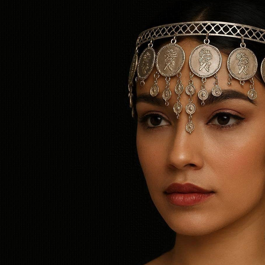 CABECERA DIADEMA TIARA DANZA ÁRABE - MUJER / M: $4.900 - D: $6.900