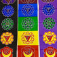 7 CHAKRA - COLGANTE TELA --//--M:$3.900 - D: 4.900