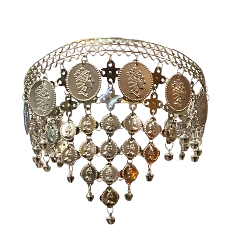 CABECERA DIADEMA TIARA DANZA ÁRABE - MUJER / M: $4.900 - D: $6.900