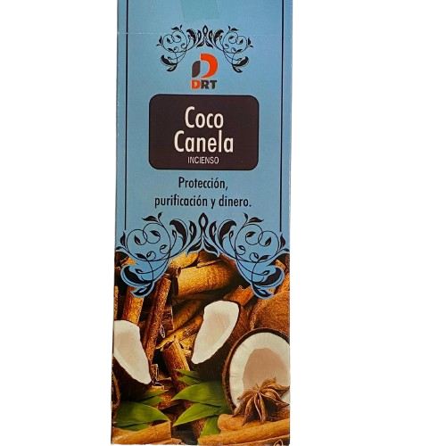 6 TUBOS HEXAGONALES CON INCIENSO VARILLA - COCO  CANELA / M: $1.300 - D: $1.500