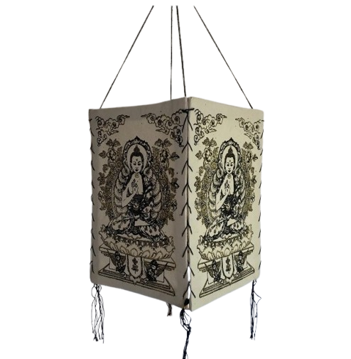 PANTALLA DE PAPEL LOKTA ARTESANAL DE NEPAL (¡MUCHOS DISEÑOS DISPONIBLES! / M: $5.900 c/u - D: $6.900 c/u