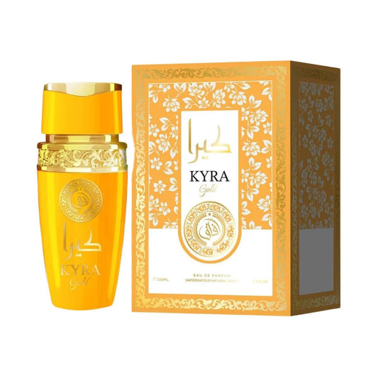 PERFUME ÁRABE -AFAQ KYRA GOLD - EAU DE PARFUM / M: $9.900 - D: $12.90