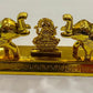 GANESH CON ELEFANTES / LAXMI CON ELEFANTES – SAHUMADOR DECORATIVO EN METAL / M:$7.900 - D:$9.900