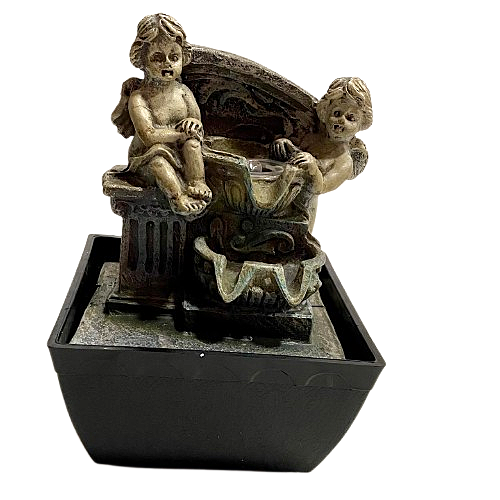 CASCADA DE AGUA ÁNGELES 17 CM – RELAJACIÓN Y ARMONÍA ✨ / M: $12.900 - D: $14.900