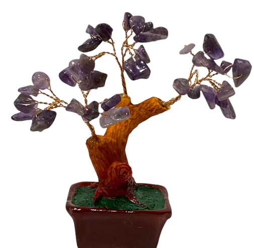 ÁRBOL BONSAI - CUARZO AMATISTA / M: $4.900 - D: $6.900